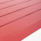 thumbnail of Table carrée de terrasse (70x70cm) rouge foncé