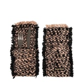 thumbnail of Bazar Bizar Bestekhouder van katoen 13x25x1 cm koper zwart