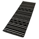 thumbnail of Björn&Schiller Teppichläufer 60x180 cm, schwarz (Shadow Grid) rutschfester Teppich für Diele, Küche, Schlafzimmer und Wohnzimmer