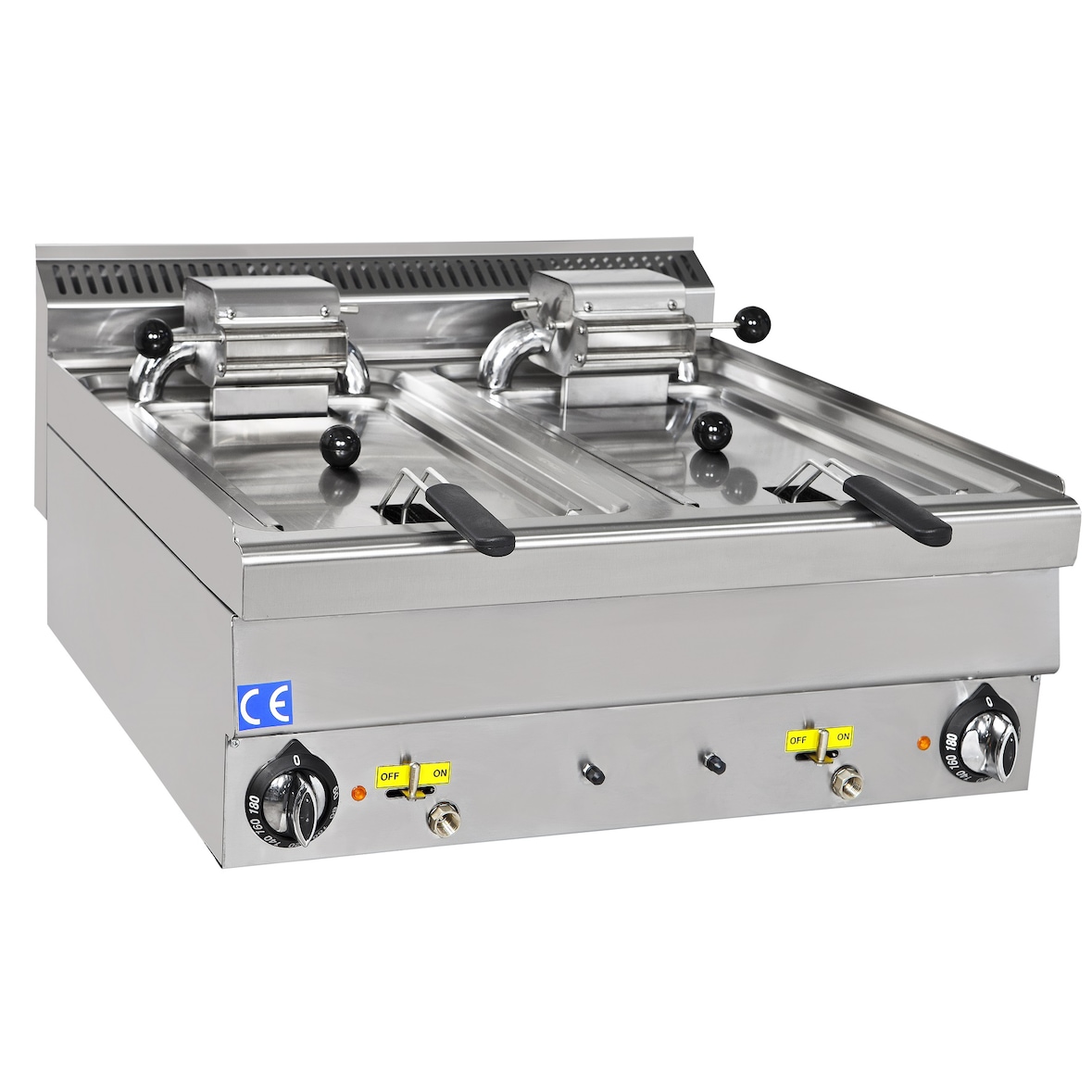 Elektro-Doppelfriteuse 2x 18 Liter