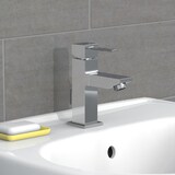 thumbnail of CALVINO Waschtischarmatur mit Zugstange, Wasserhahn Bad mit Ablaufgarnitur Waschbecken, Mischbatterie Waschbecken Chrom