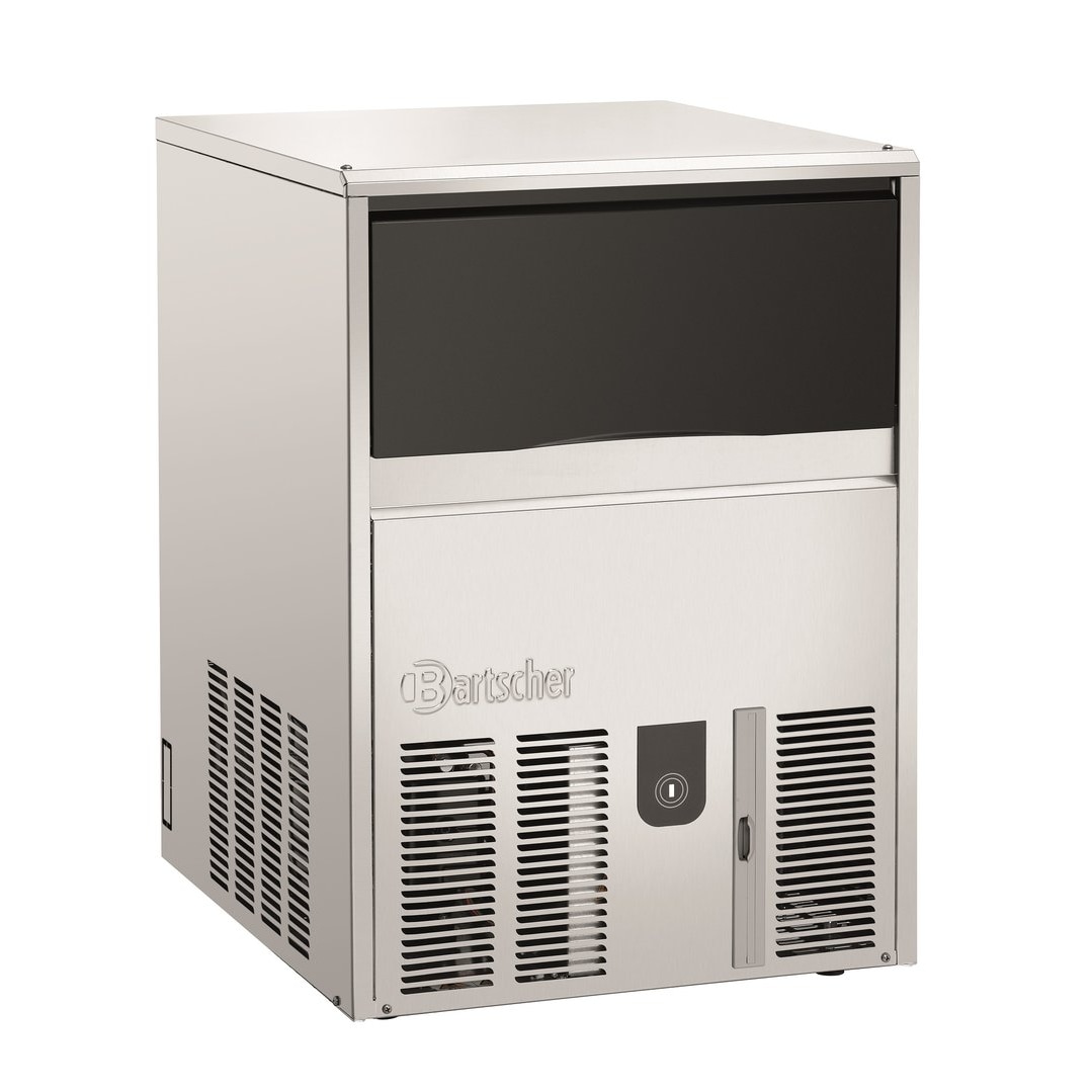 Macchina per il ghiaccio a scaglie in acciaio inox da 130 kg al giorno, da incasso, 490 W, 220 V - MONO