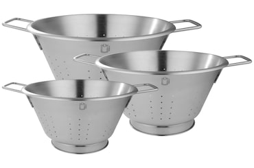 Scolapasta da cucina di grande capacità, 32 cm, acciaio inossidabile, argento | Leroy Merlin
