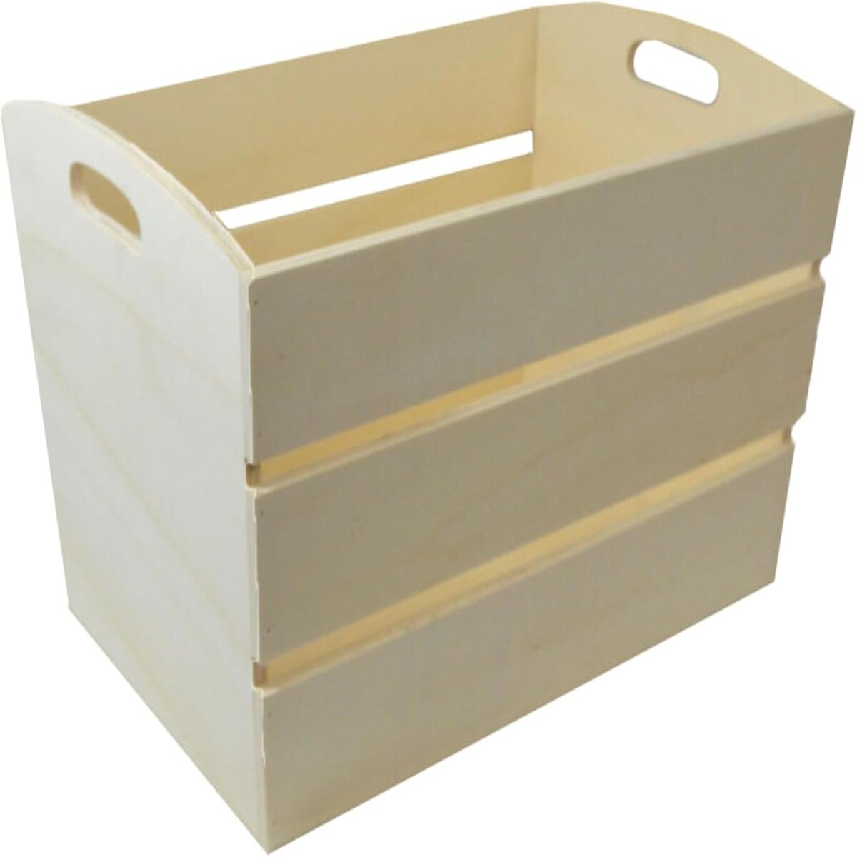 Espírito rebelde Holzkiste im Kistenstil 40x28x25 cm – Vielseitig: Spielzeugaufbewahrung, Gemüsekiste, Foto-, Buch- und Vinyl-Aufbewahrung