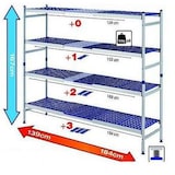 thumbnail of Araven Etagère extensible, résine, 120 kg