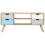thumbnail of Helloshop26 - Meuble TV multimédia étagère télévision buffet téléviseur salle à manger salon chambre 110 x 35 x 48 cm bois de 02_0025766