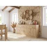 thumbnail of Matelpro - Buffet/bahut contemporain 225 cm chêne clair Valeria - Moderne & Design -Chêne clair -  -Types de portes: Battantes