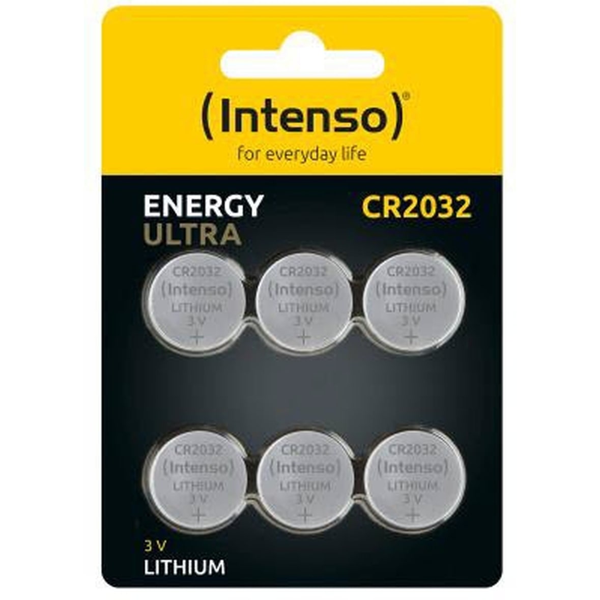Intenso Lithium Knopfzellen Energy Ultra CR 2032 6er Blister