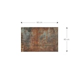 thumbnail of ALLboards Lavagna magnetica in acciaio RUGGINE 60×40 cm MetalBoards lastra con stampa adatta per tutti i tipi di calamite