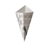 thumbnail of 125 Uds. Cucurucho de papel cartón abierto periódico grande 450ml  Ref PW210CNEWS450