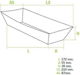 thumbnail of MONOUSO - Barqueta Hot Dog Kraft 17,0x5,5x3,8cm (1.000 Uds)