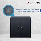 thumbnail of Schedario Armadio per Ufficio in Metallo Armadietto per Archiviazione Nero