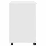 thumbnail of Bureau avec roues Blanc 91 x 50 x 77 cm Bois d'ingénierie Modèle Solaris Balcon