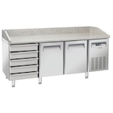 thumbnail of Pizza koeltafel graniet 5 laden 2 deuren CTAPZR5T2P Casselin