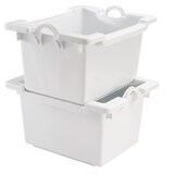 thumbnail of GILAC Bac comporte empilable emboîtable - 60 L - Blanc G169321