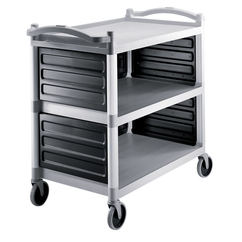 CAMBRO - BC340KDP-110 - JUEGO PANELES PARA UN NIVEL de estante del carro BC340KD (carro no incluido) - 45 x 80,3 x 29,8 cm - Negro