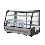 thumbnail of METRO PROFESSIONAL Vitrine réfrigérée positive GCV 1130, inox/verre, 88 x 56,8 x 68,6 cm, 130l, froid avec ventilateur, deux grilles, argenté/noir