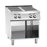 thumbnail of Fornuis | Elektrisch | 4 Kookplaten | 4x 4kW | Open Onderstel | 800x900x900(h)mm