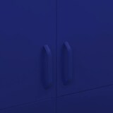 thumbnail of vidaXL Kleiderschrank Marineblau 90x50x180 cm Stahl