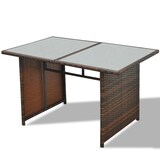 thumbnail of vidaXL 10-tlg. Garten-Lounge-Set mit Auflagen Poly Rattan Braun
