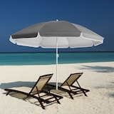 thumbnail of Kingsleeve Sonnenschirm 180cm anthrazit wasserabweisend Strandsonnenschirm