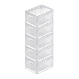 thumbnail of PROREGAL MegaDeal 5x Transparenter Eurobehälter LightLine mit offenem Griff und Auflagedeckel | HxBxT 22x30x40cm | 24 Liter | Eurobox