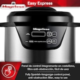 thumbnail of Magefesa Easy Express - Olla Express Programable Eléctrica Multifunción de 2L, 500W, Recipiente Extraíble Antiadherente, 6 Funciones Diferentes