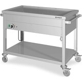 thumbnail of Stalgast Edelstahl Bain-Marie Wagen mit einem Becken, für 2x GN1/880x600x850 mm