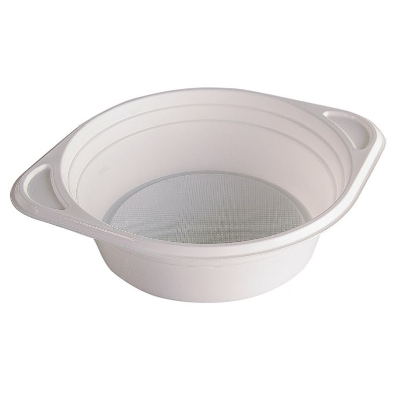 1000x Suppenterrinen mit Griffen PP 500 ml weiß