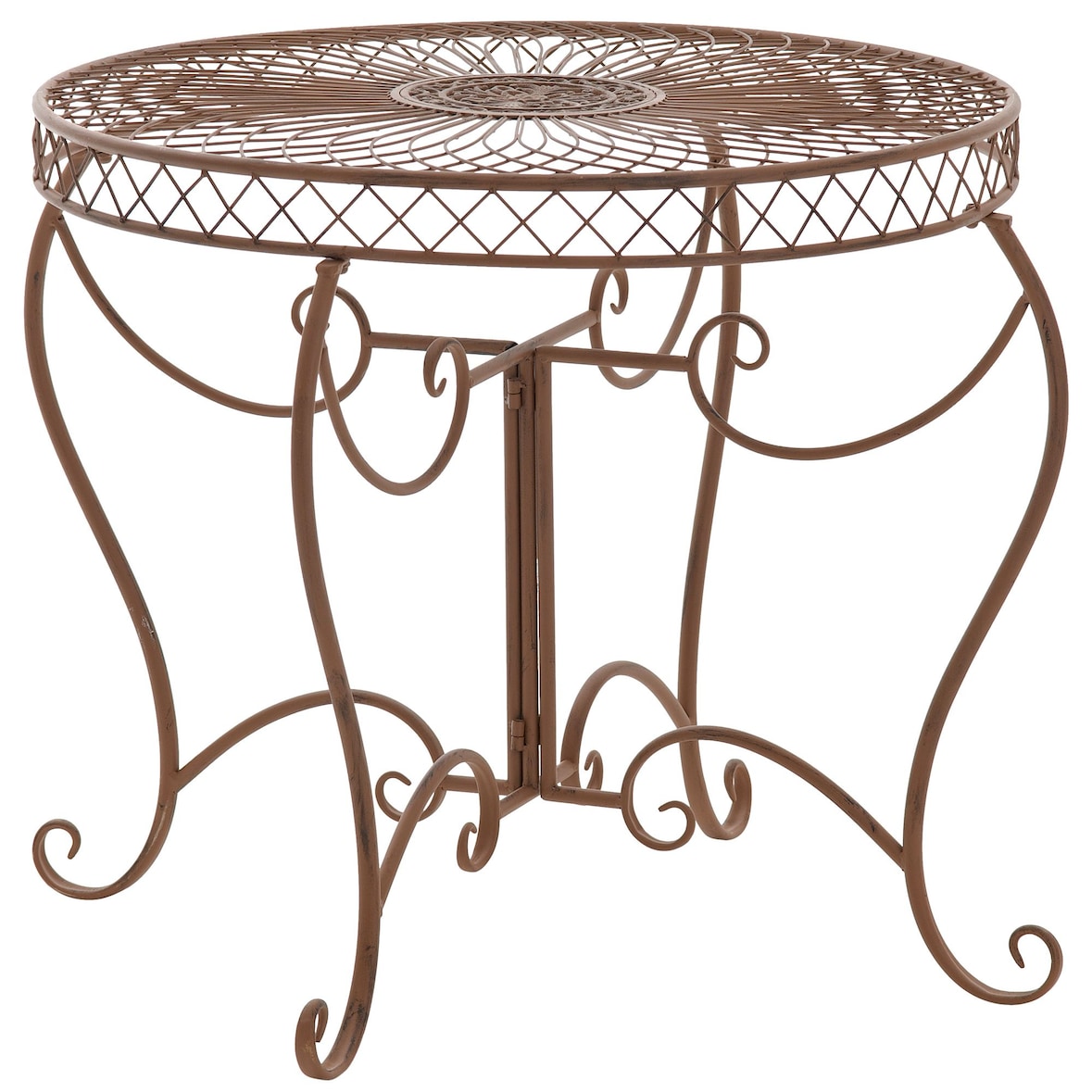 Mesa de jardin Sheela Marrón antiguo