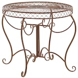 thumbnail of Mesa de jardin Sheela Marrón antiguo