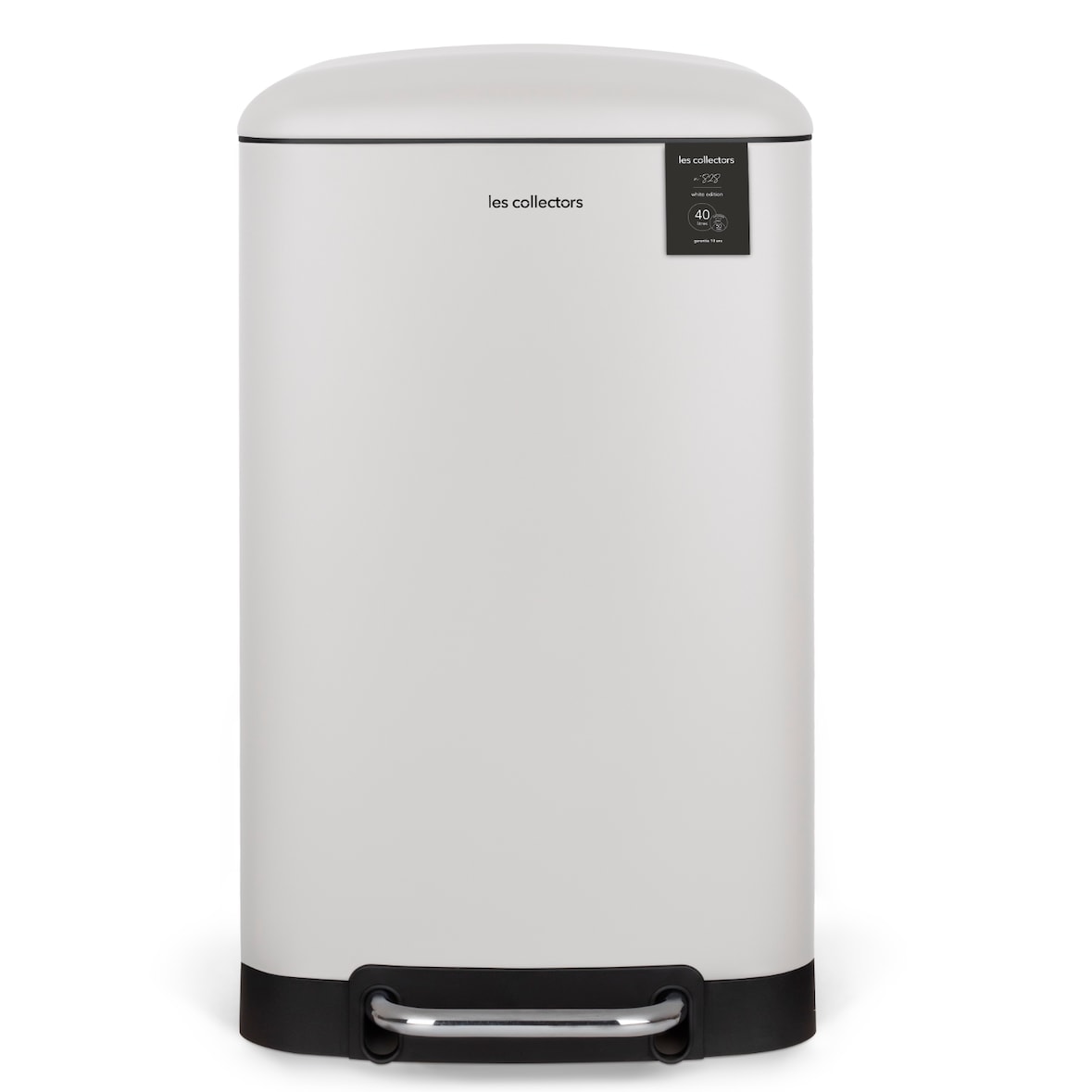 Caixote do lixo com pedal 40L - Branca