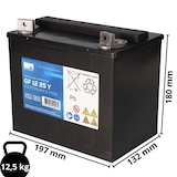 thumbnail of Akku für Scheuersaugmaschine Taski Swingo 350 B 12V 28Ah Zyklenfest