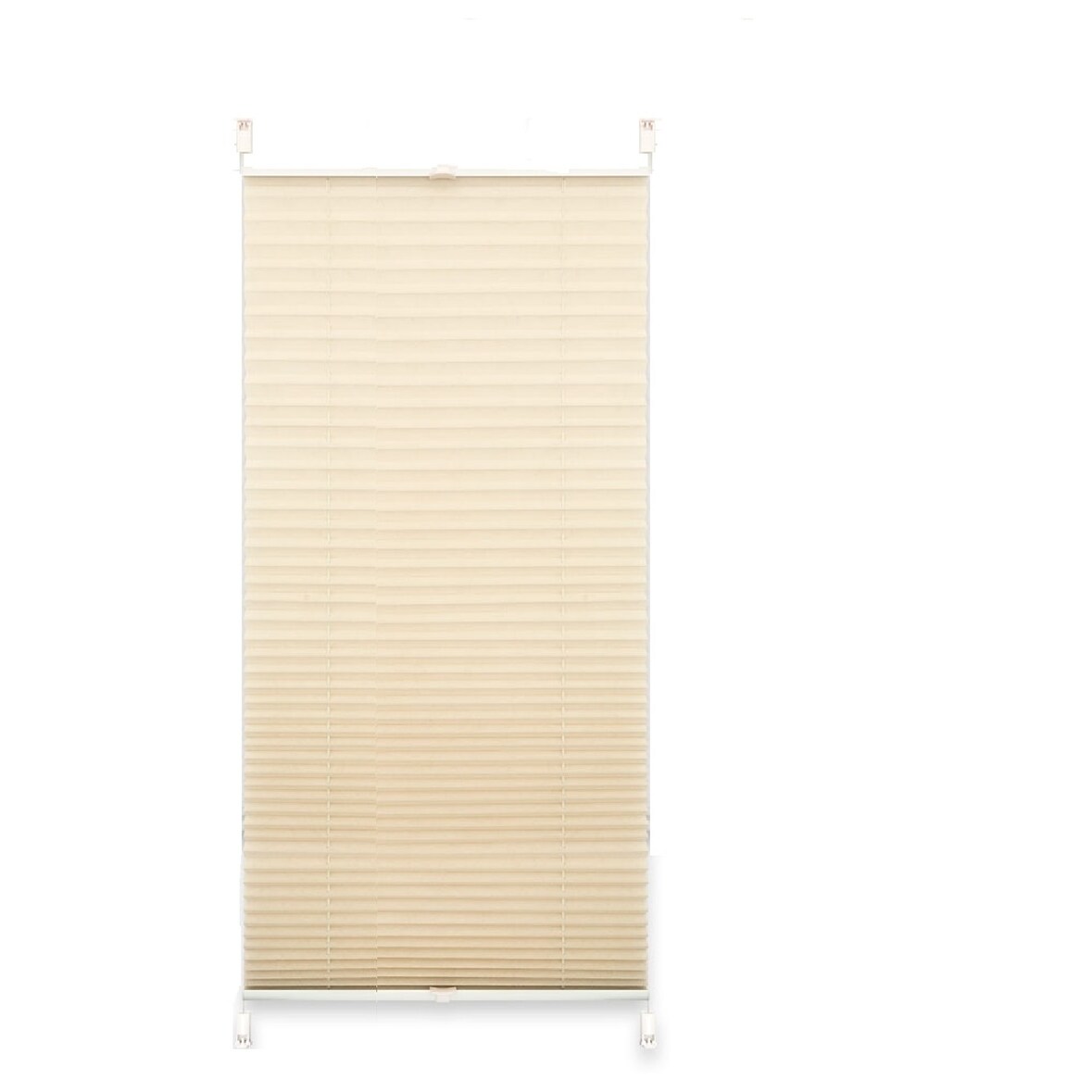 Plissee 80 x 140 cm beige crash
