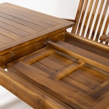thumbnail of Conjunto de jardim. Mesa extensível de 180/240 cm de comprimento e 6 cadeiras reclináveis de madeira de teca de grau A