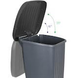 thumbnail of Afvalbak buiten 90 l antraciet/zwart