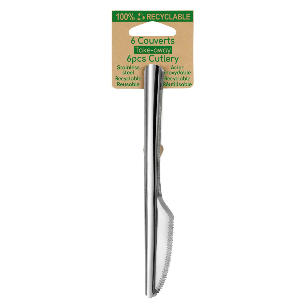 Slim2 - 12 lots de 6 couteaux sur carte