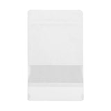 thumbnail of MONOUSO - Papieren Doypack Wit met zelfsluiting en venster 25+12x35cm (250 stuks)