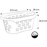 thumbnail of Keeeper - Wäschekorb 57,5x38x26,5 cm Nordic Blue