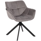 thumbnail of Esszimmerstuhl Westport Samt grau