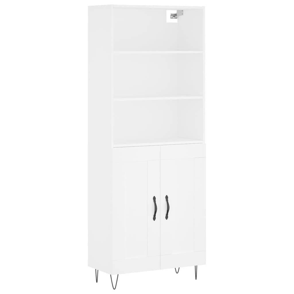 Helloshop26 - Buffet Sideboard Kommode Kleiderschrank Aufbewahrungsmöbel Organizer Küche Wohnzimmer Lounge hoch 69,5 x 34 x 180 cm 02_0032547