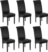 thumbnail of tectake Silla de comedor ergonómica - Juego de 6 negro