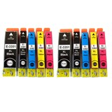 thumbnail of 20x Tintenpatronen kompatibel f. Epson Expression Premium XP-830 ersetzt Epson 33XL und 33 Tintenpatronen