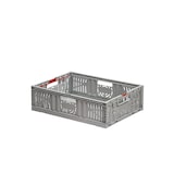 thumbnail of Caja plegable ranurada Norma Europa 400 x 300 x 114 | Caja plegable NE 4312 Gris | DENOX