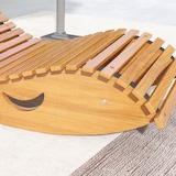 thumbnail of Outsunny Sedia a Dondolo da Giardino a S in Legno e Seduta Ergonomica