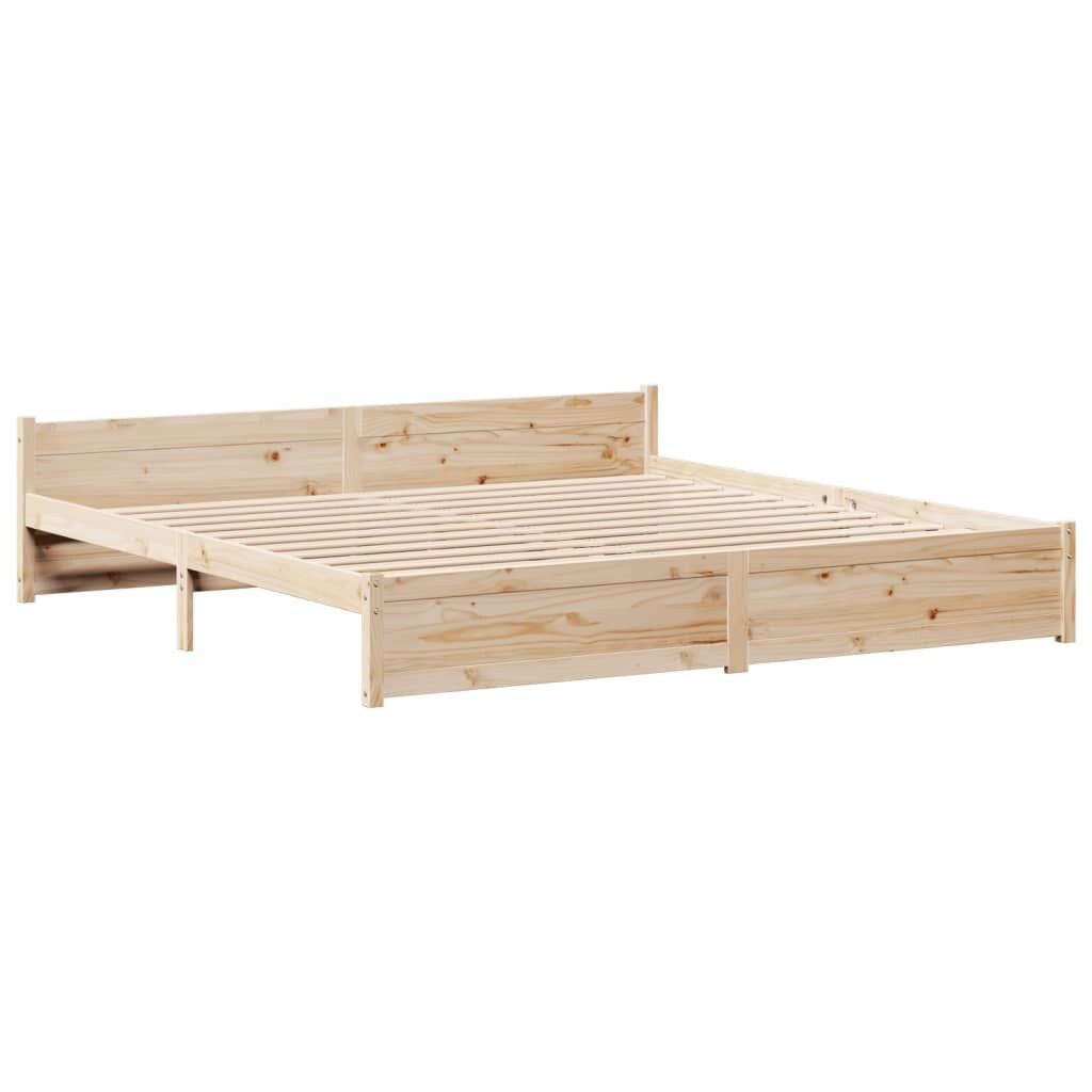 Bedframe met Gevoerd Hoofdgedeelte Bruin 180 x