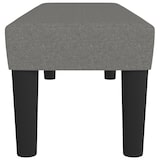 thumbnail of vidaXL Bankje 100x30x30 cm stof donkergrijs