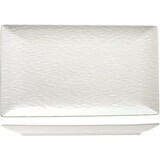 thumbnail of H&H Set 6 Piatti Rettangolari in Stoneware Wavy Bianco 25x15cm