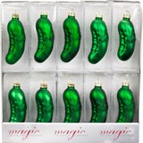 thumbnail of Christbaumschmuck Glas 10cm Weihnachtsgurke Weihnachtskugeln Weihnachtsbaum groß