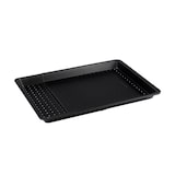 thumbnail of Plaque à pizza rectangulaire perforée extensible 37 à 52 x 33 cm Zenker Black Metallic
